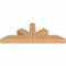 Ekena Millwork Saratoga Smooth Timber Gable Bracket, Western Red Cedar, 60"W x 22"H x 5 1/2"D x 5 1/2"F, 9/12 Pitch GBW060X22X0606SAR00SWR - alternate 5